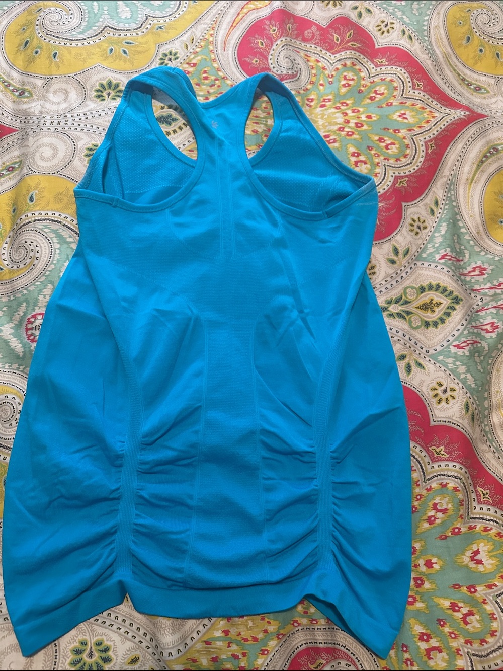 Athleta Turquoise Racerback Tank Top - Picture 3 of 3